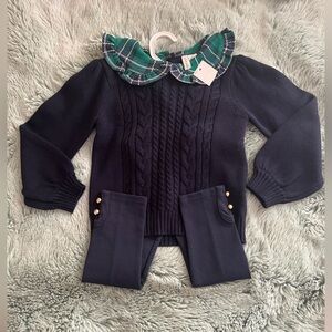 Brand new with tags Janie & Jack Navy 2 piece set size 3T